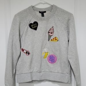 Forever 21 Womens Long Sleeve Embroidered Sweater New without tags